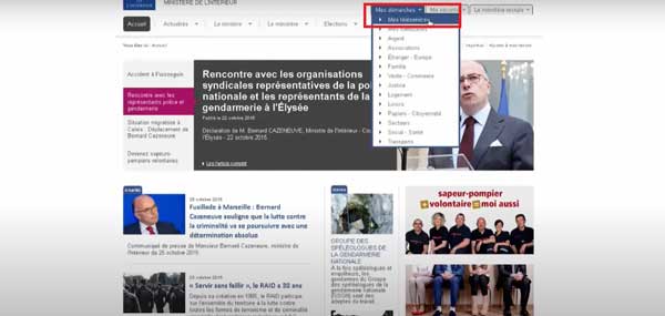 PLUS DE TELESERVICES MINISTERE DE LINTERIEUR